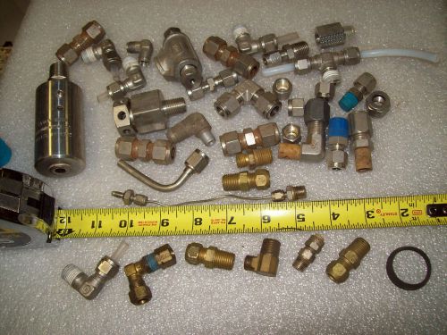 Duff norton rotary union and swagelock fittings for sale