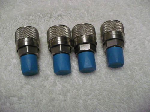 Lot of 4: Swagelok QF4-B 1/4&#034; 316 Stainless steel Flull Flow Quick Connect