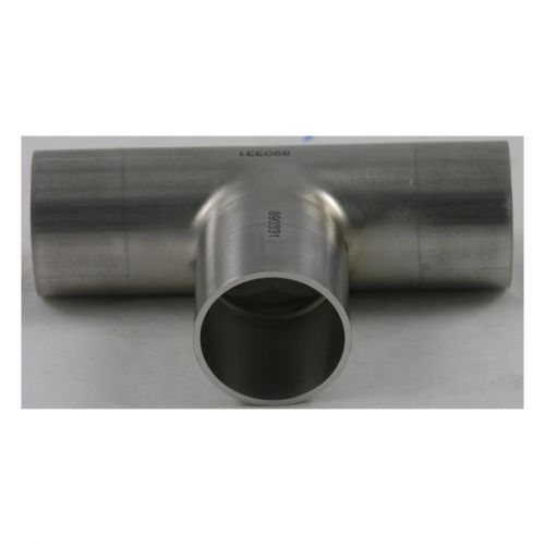 1.5&#034; Tee BPE Automatic Weld Fitting 316L Stainless Steel, Mill ID/OD