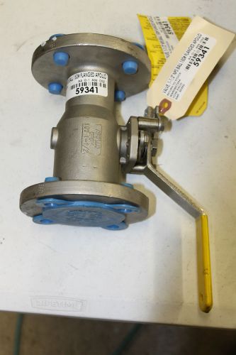 New conbraco 87a10701a 316ss 1 1/2&#034; nps ball valve for sale