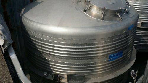 1000 Gal. CE HOWARD Stainless Steel Zone Jacketed Tanks (9 avail.)