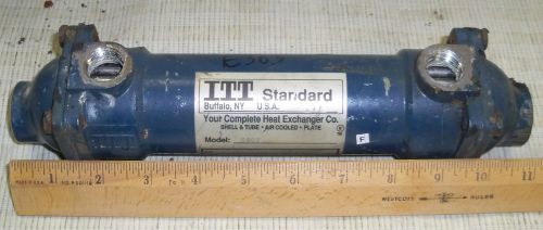 Itt stainless shell heat exchanger with stainless tubes 5-160-02-008-001 (used) for sale