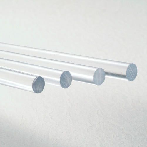 20 Clear Acrylic Plastic Rods 3/8&#034; Dia x 18&#034; Long for Home Work Craft Projects