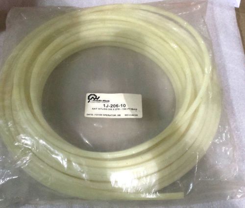 3/8&#034; od x .275&#034; wall nylon tube - 100ft for sale