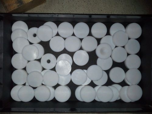 Uhmw virgin 1.4 inch rod end cuts various thicknesses 60 pieces for sale