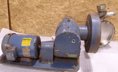 Diaphragm metering pump 12&#034; stainless and teflon 3hp , 900 gph chemcon for sale