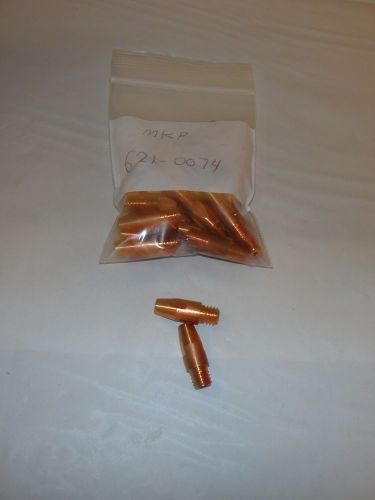 25 MK Products 621-0074~062 Contact tips MK Push Pull Gooseneck NOS