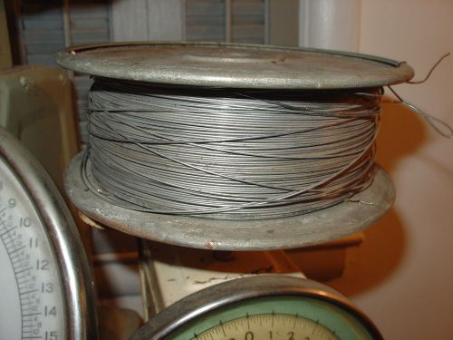 11 LBS  Welding Wire Vintage Shape Acme Steel Co.Stainless Steel Roll FISHING ??