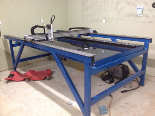 4x8 cnc plasma cutting table complete system with water table &amp; hypertherm 45 for sale