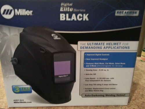 Miller Genuine Digital Elite Black Welding Helmet - 257213