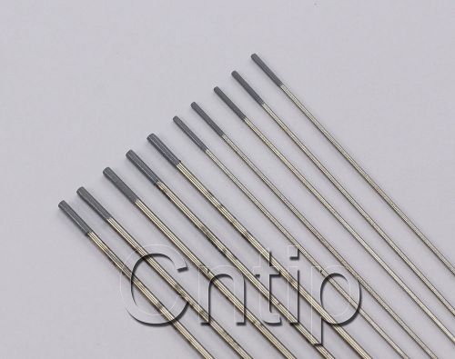 TIG Tungsten Electrode 2% Ceriated WC20 Grey 6&#034; Assorted Size 0.040&#034;&amp; 1/16&#034;,10PK