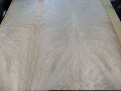 Wood veneer crotch okoume 48x97 1pcs total 20mil paper backed &#034;exotic&#034; crlm12 for sale