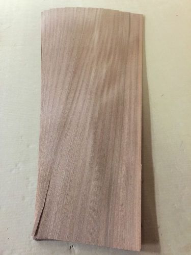 Wood veneer ribbon sapele 9x35 22 pieces total raw veneer &#034;exotic&#034; rss1 1-7-14 for sale