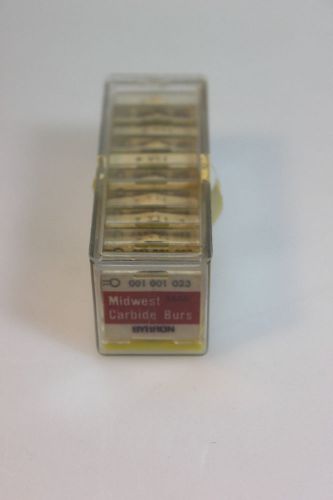 Pack of 10 Midwest Tungsten Carbide Dental Burs Vintage Sealed No. 8