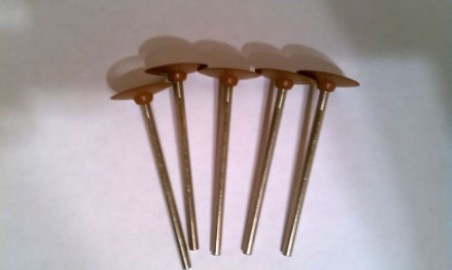 5 Brasseler # 0042.150 Brown Polishing Refinishing Dental Wheels