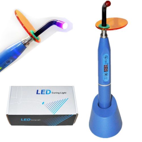 2015 New Design Dental Wireless Curing Light Lamp BLUE 1500mw Resin Dryer CE