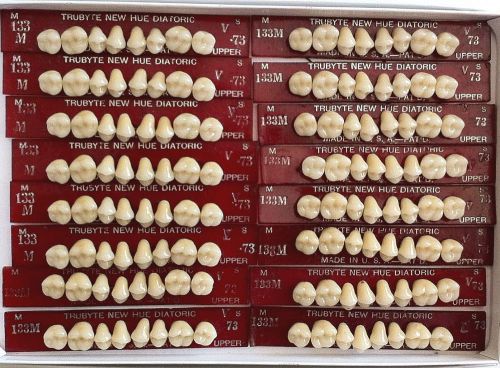 Dentsply New Hue Dentist Dental Lab Porcelain Denture Teeth 133M  U   73