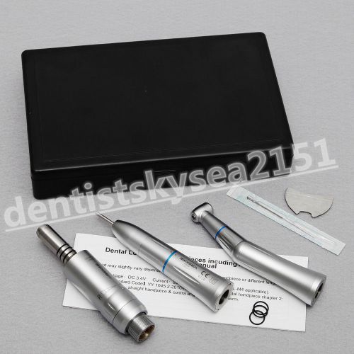 Dental Inner Water Spray Low Speed Air Motor 2H Contra Angle Straight Handpieces