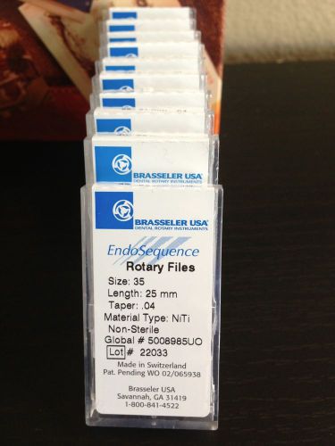 1 Pack of EndoSequence Rotary Files size 35, 25mm, Taper .04