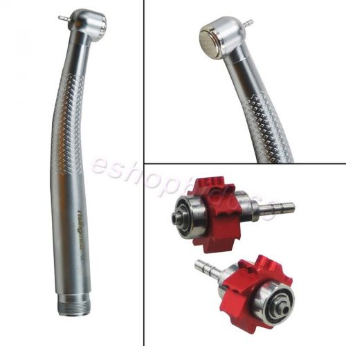 2015 High Speed Handpiece Knurled Large Torque Push Button 3 Water Spray 2 Hole