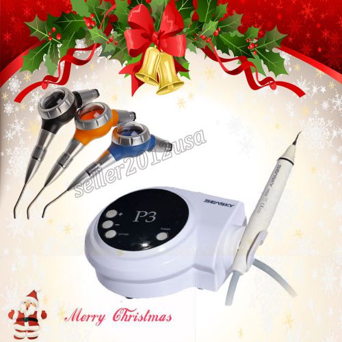 Dental ultrasonic piezo endo scaler w/ handpiece tips fit dte + 1pc air polisher for sale