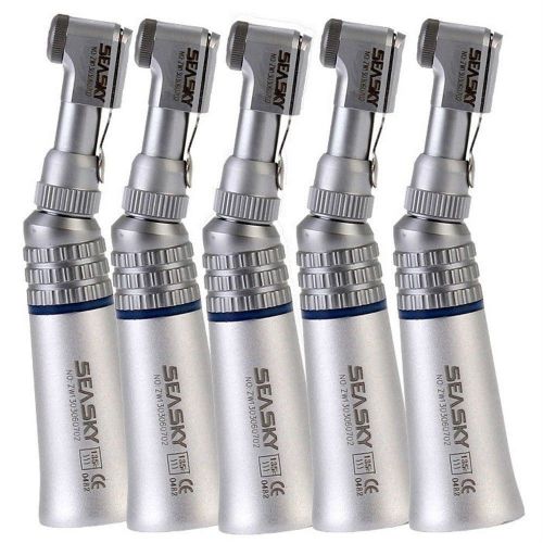 5 pcs dental slow low speed contra angle handpiece fit  e-type air motor on sale for sale