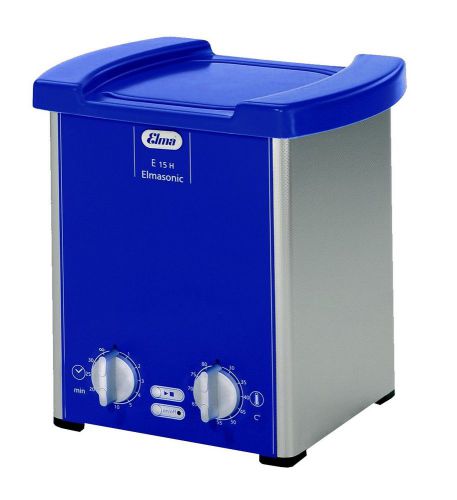 New ! elma sonic e15h 0.5 gal. ultrasonic cleaner w/timer + heat + cover for sale