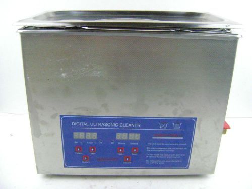 Stainless steel 6 l liter industry heated ultrasonic cleaner heater w/timer for sale