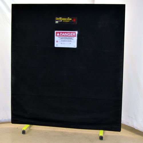 Kentek Flex-Guard 6&#039;x 6.5&#039; Portable Laser Containment Safety Curtain Barrier RBK
