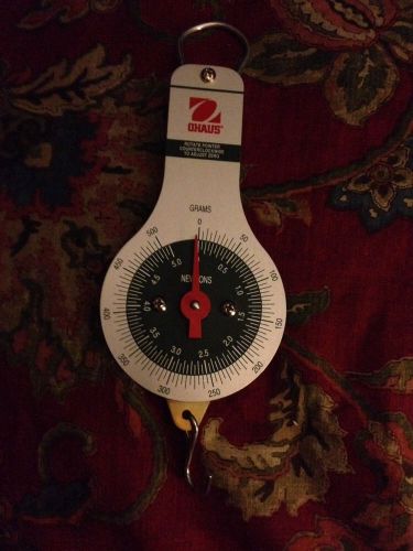 500g x 5N, Model 8012-MN Ohaus Dial Spring Scale