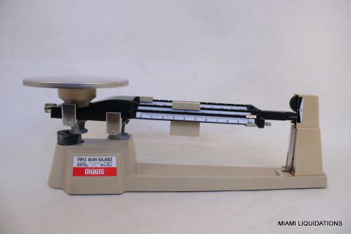 New ohaus triple beam balance scale w/o attachment max weight 610g 700 series for sale
