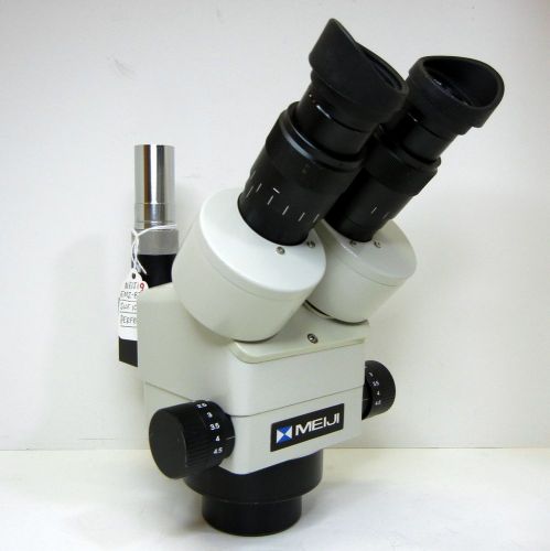 MEIJI TECHNO EMZ-8TRU Stereo Zoom Trinocular Microscope SWF10X EXCELLENT #9