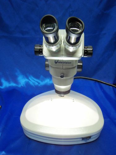 Nice VWR VistaVision Stereo Microscope w/ Halogen, Fluorescent light Combination