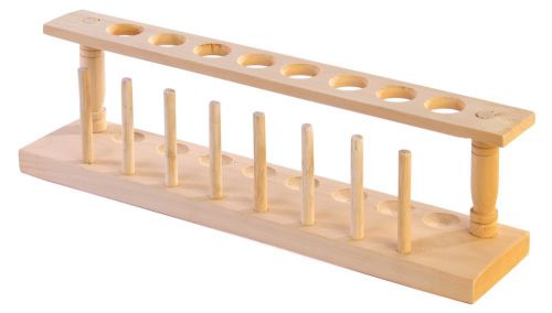 Wooden test tube rack-8 place 22mm holes for sale