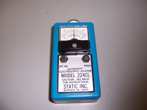 8587 autostat 224cl electrostatic locator for sale