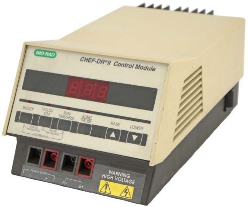 Bio rad chef-dr ii lab electrophoresis 250w power supply unit control module for sale