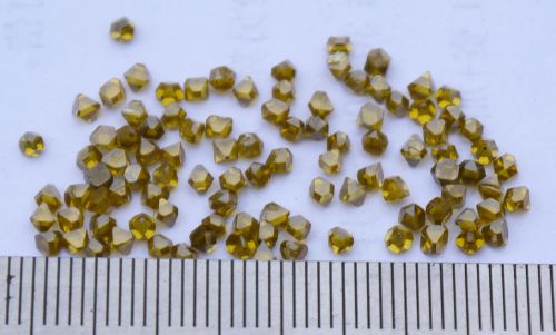 Large particles of synthetic diamond single crystal 2mm