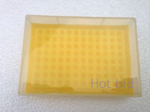 Rectangle shape plastic housing 96 sockets 0.2ml centrifuge tube rack/box for sale