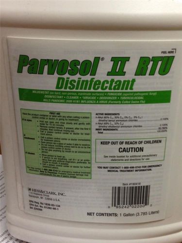 Parvosol II RTU Disinfectant Ready-to-Use once Gallon