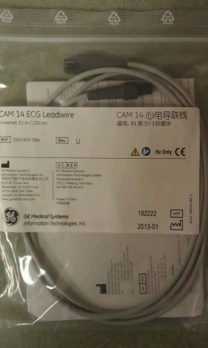 GE Medical CAM 14 ECG Leadwire