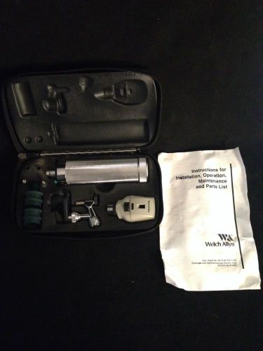 WELCH ALLYN Otoscope &amp; Opthalmoscope Set In Case 6515-00-550-7199