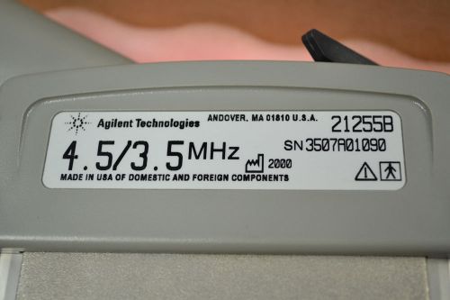 Agilent/HP 21255B 4.5/3.5 Ultrasound Probe (L2)