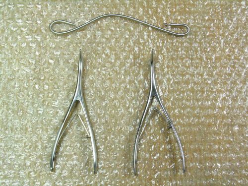 Lot of 2 Infant Nasal Speculums With Speculum Holder: Weck 30100 &amp; 30101