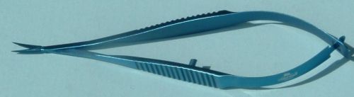 NEW-Titanium Vannas Micro Scissors 6mm Curved Blades, Micro Surgery/Ophthalmic