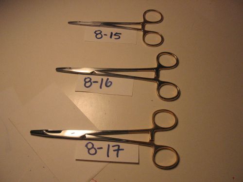 Olsen-hegar needle holders tc set of 3 (8-15,8-16,8-17) (s) for sale