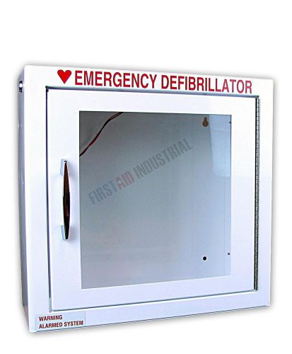 Recessed aed cabinet - 14&#034; x 14&#034; x 7&#034; - alarm - standard finish for sale