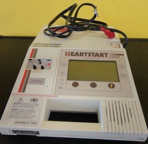 Laerdal heartstart 3000 qr aed ecg ekg patient monitor w/ cable for sale