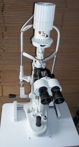 Burton platinum series 860 slit lamp with 15x eyepieces, includes stand for sale