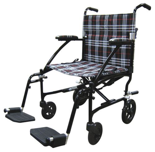 Drive medical fly lite ultra lightweight aluminum transport chair for sale