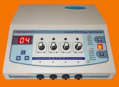 Electronic pulse massager therapy, 4 ch electrotherapy for physiotherapy e1 for sale